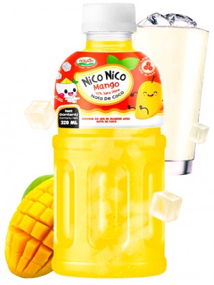 Bebida Nico Nico Mogu Mango Toppings Jelly | + 30 Zumo | 320 ml.