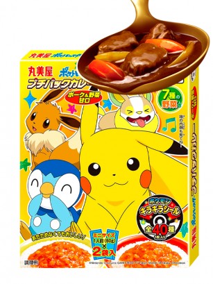 Salsa de Curry Japonesa con Cerdo y Verduras | Pokemon 120 grs.